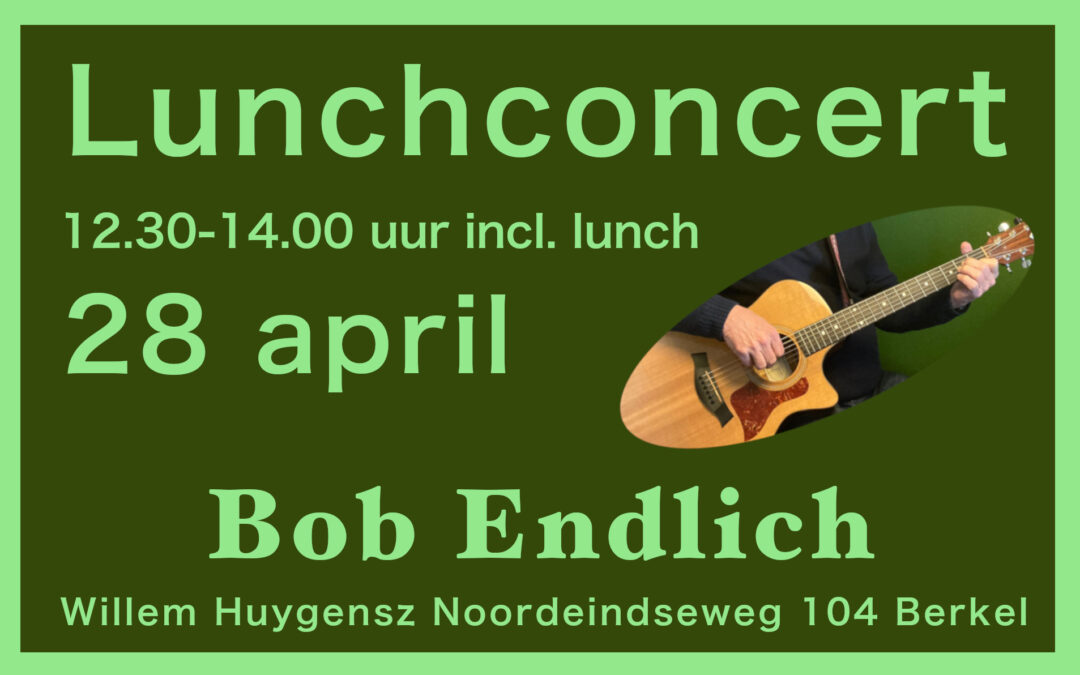 KAARTEN NU IN DE VERKOOP VOOR HET LUNCHCONCERT, JULLIE ZIJN ALLEMAAL VAN HARTE WELKOM!